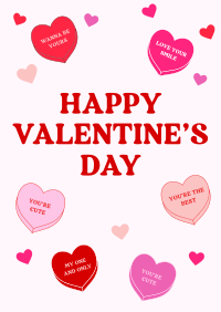 Valentine Candy Hearts Letterhead | BrandCrowd Letterhead Maker