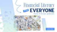 Financial Literacy Podcast Facebook event cover Image Preview