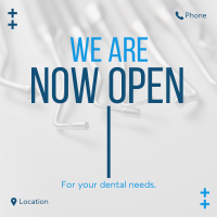 Dental Clinic Opening Instagram Post Design