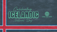 Geometric Icelandic National Day Animation Preview