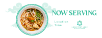 Chinese Noodles Facebook cover Image Preview