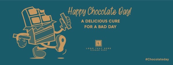 A Cute Chocolate Facebook Cover Design Image Preview