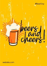 Beers and Cheers Flyer Design