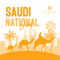Celebrate Saudi National Day Linkedin Post Image Preview