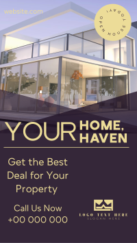 Your Home Your Haven Instagram Story Design