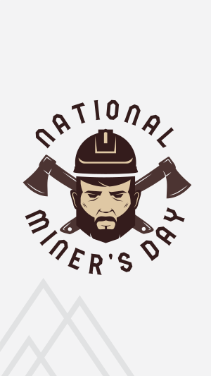 National Miner's Day Instagram story Image Preview