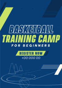 Basketball Training Camp Poster Design