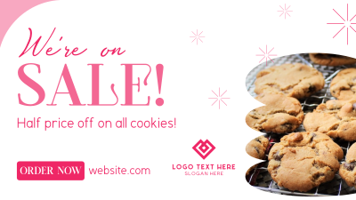 Baked Cookie Sale Facebook event cover Image Preview