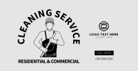 Janitorial Service Facebook Ad Design
