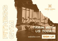 Train With Us Postcard Image Preview