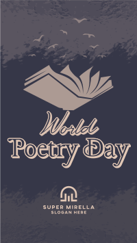 Happy Poetry Day Facebook Story Image Preview