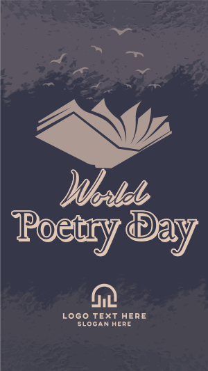 Happy Poetry Day Facebook story Image Preview