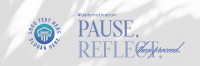 Pause & Reflect Twitter header (cover) Image Preview