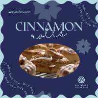 Tasty Cinnamon Rolls Linkedin Post Image Preview