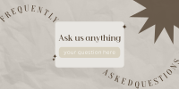 Ask anything Twitter Post Design