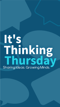 Minimalist Thinking Thursday YouTube Short Design
