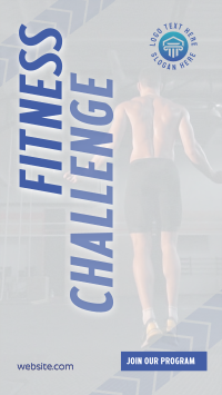 Fitness Challenge Instagram Story Design