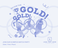 Olympics Watch Party Facebook post Image Preview