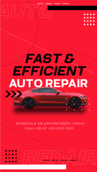 Modern Auto Repair Shop YouTube short Image Preview