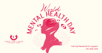 Support Mental Health Facebook Ad Design