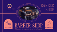 Rustic Barber Shop Animation Image Preview