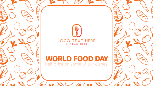 World Food Day Pattern Facebook Event Cover Design Image Preview