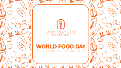 World Food Day Pattern Facebook event cover Image Preview