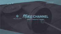 Fitness Gym YouTube Banner Image Preview