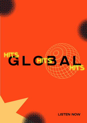 Global Music Hits Flyer Image Preview