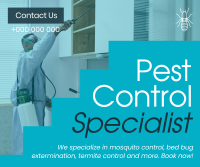 Minimal & Simple Pest Control Facebook Post Design