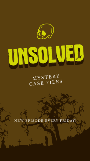 Unsolved Mysteries Facebook story Image Preview