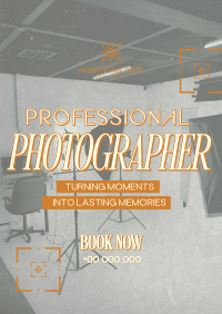 Studio Professional Photographer Poster Image Preview