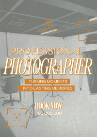 Studio Professional Photographer Poster Image Preview