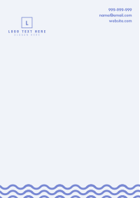 Noodle Pattern Letterhead Preview