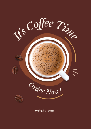 It's Coffee Time Flyer Image Preview