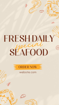 Seafood Buffet Instagram Reel Design