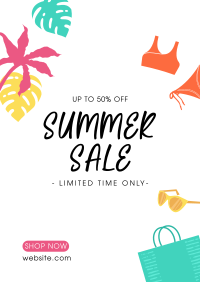 Fashion Summer Sale Flyer Design