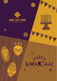 Abstract Kwanzaa Flyer Image Preview