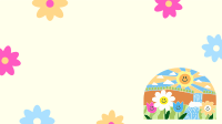 Blooming Season Zoom Background Image Preview