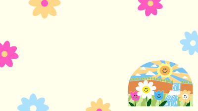 Blooming Season Zoom background Image Preview