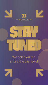 Stay Tuned for Big News TikTok video Image Preview