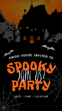 Haunted House Party Facebook Story Image Preview