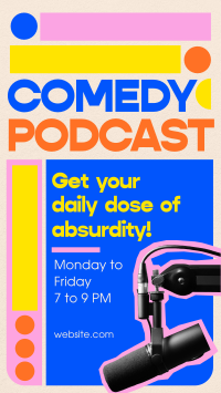 Daily Comedy Podcast Instagram Reel Image Preview