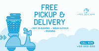 Laundry Pickup and Delivery Facebook Ad Design