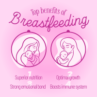 Breastfeeding Benefits Instagram post Image Preview