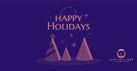 Happy Holidays Facebook Ad Design