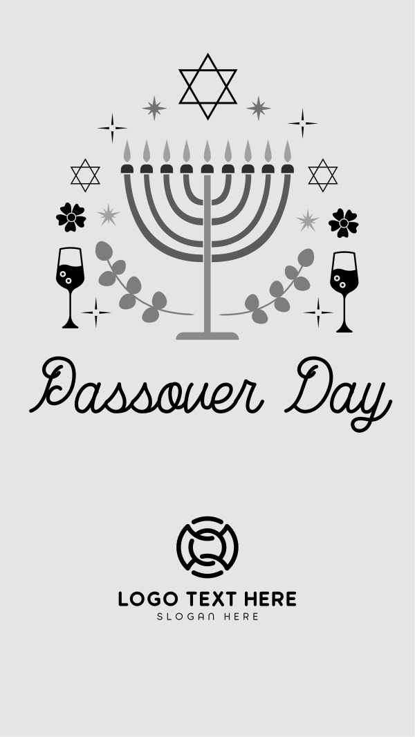 Passover Celebration Facebook Story Design