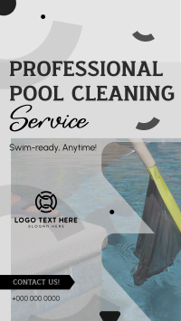 Professional Pool Cleaning Service Instagram reel Image Preview