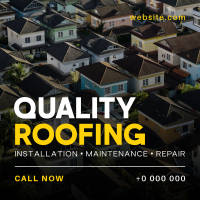 Quality Roofing Services Instagram Post Design