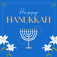 Hanukkah Lilies Instagram post Image Preview